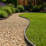 Installer des séparations gravier gazon pour votre jardin