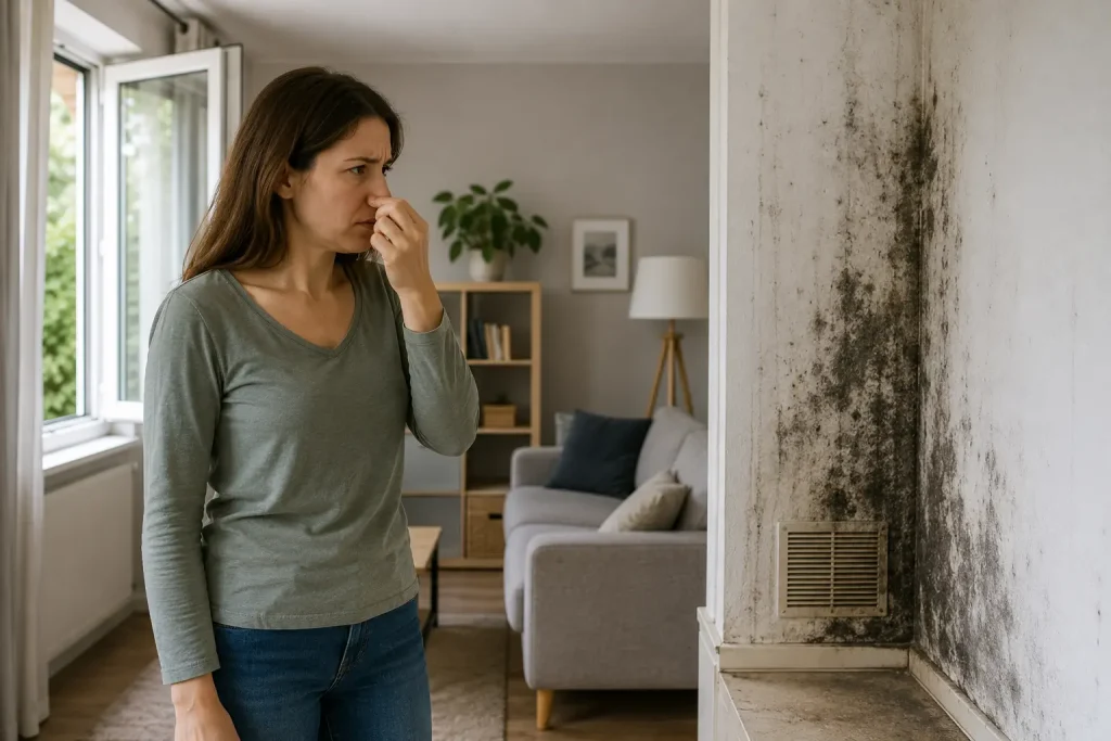 Maison sent le renfermé même après avoir été aérée